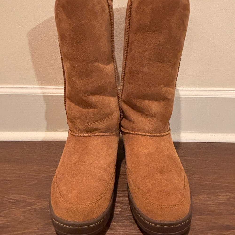 UGG Women's Brown Suede Winter Boots